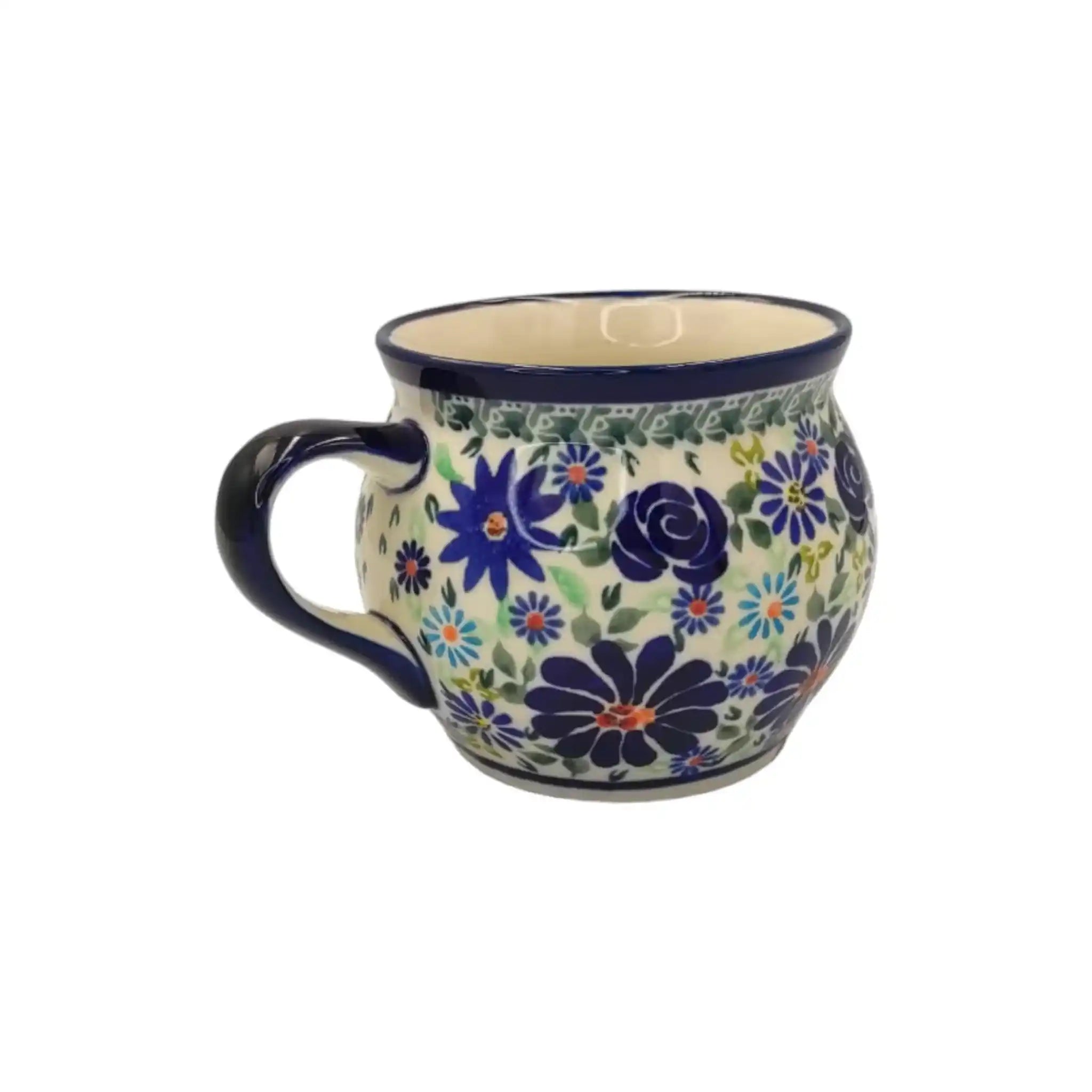 Polish-pottery-Barrel-mug-Summer-Meadow_3