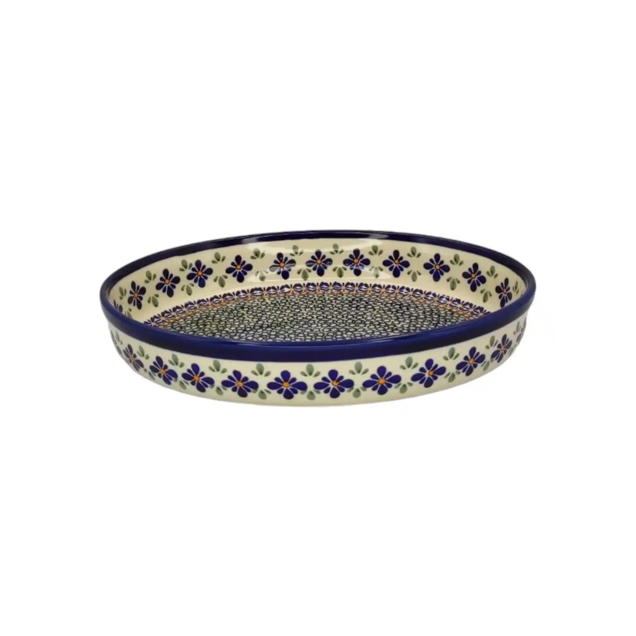 polish-pottery-small-oval-dish-floral-motifs_2