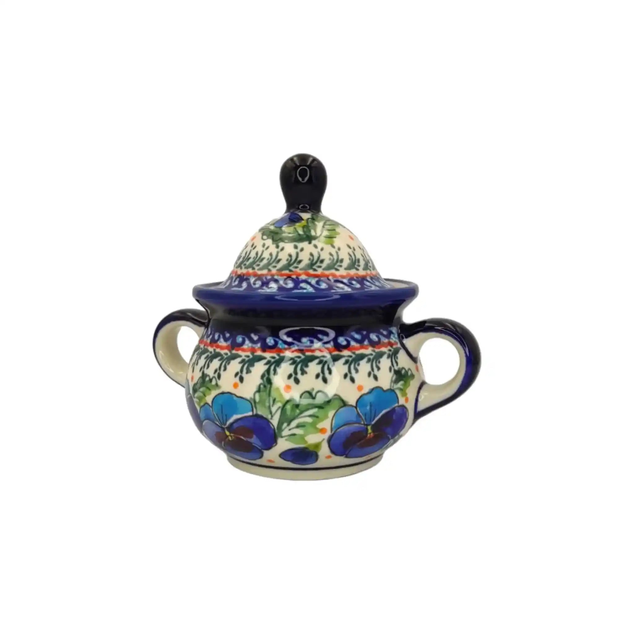 polish-pottery-sugar-bowl-pansies-flowers_1